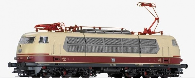 Electric locomotive BR103 in special livery. Limited edition item.<br /><a href='images/pictures/Tillig/02432.jpg' target='_blank'>Full size image</a>